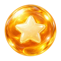 星のついた金の玉